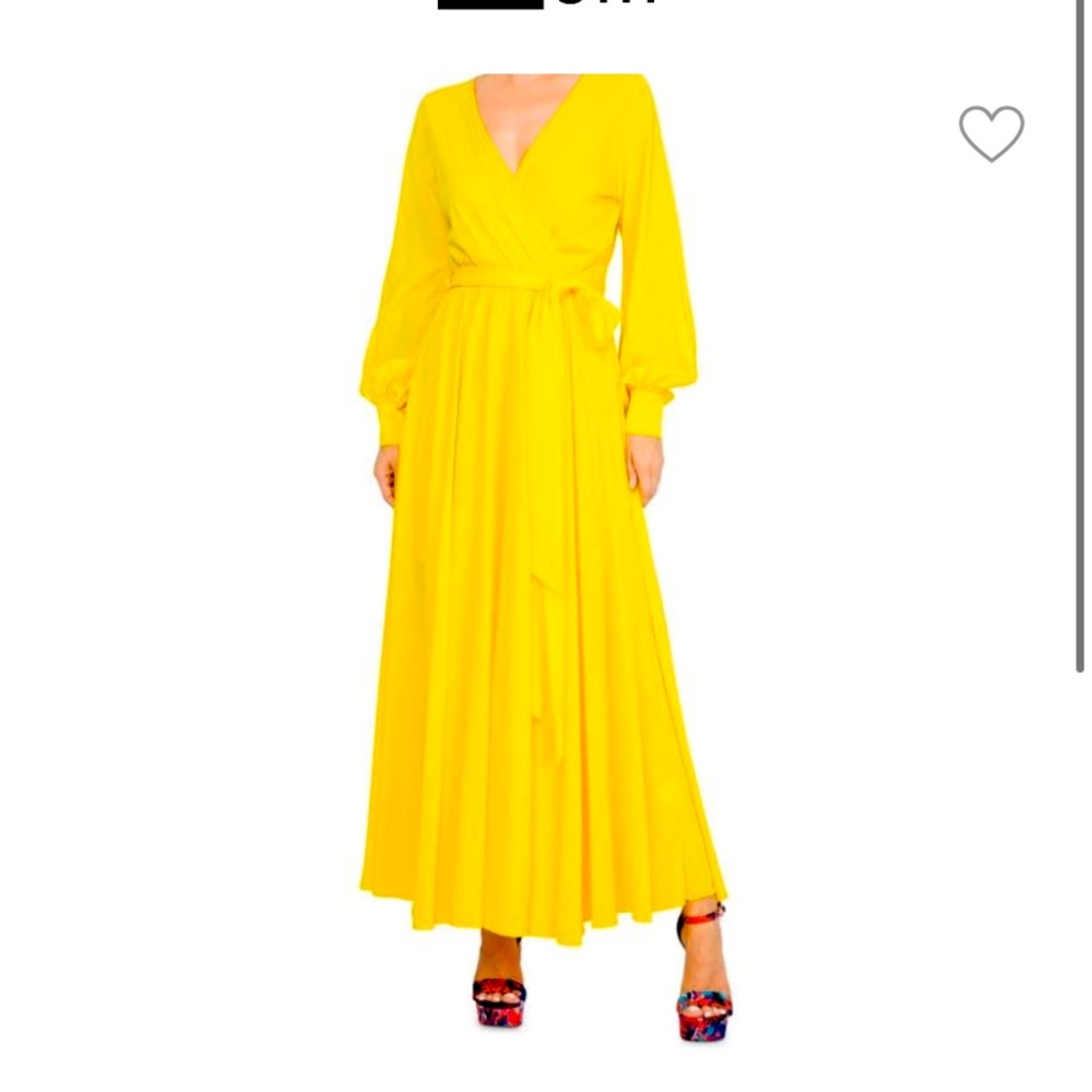 Meghan Los Angeles Lily Pad Maxi Dress Size Medium